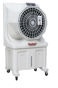Portable evaporative air cooler unit